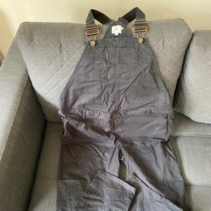 The Nines by HATCH™ Sleeveless Classic Cotton Twill Maternity Jumpsuit-Overalls